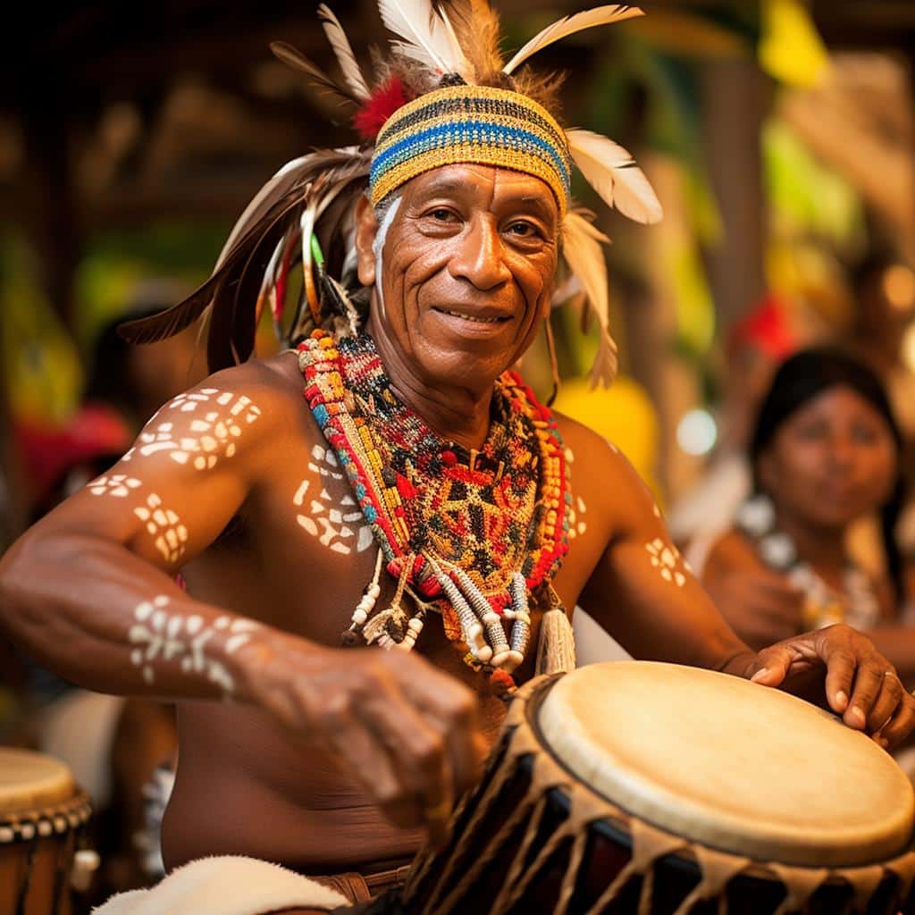 Explore as tradições ancestrais e a influência indígena na riqueza da música brasileira, descobrindo os diversos ritmos e instrumentos. Aprenda com as lições e orientações, seguindo os caminhos e meios para ampliar seus conhecimentos musicais.